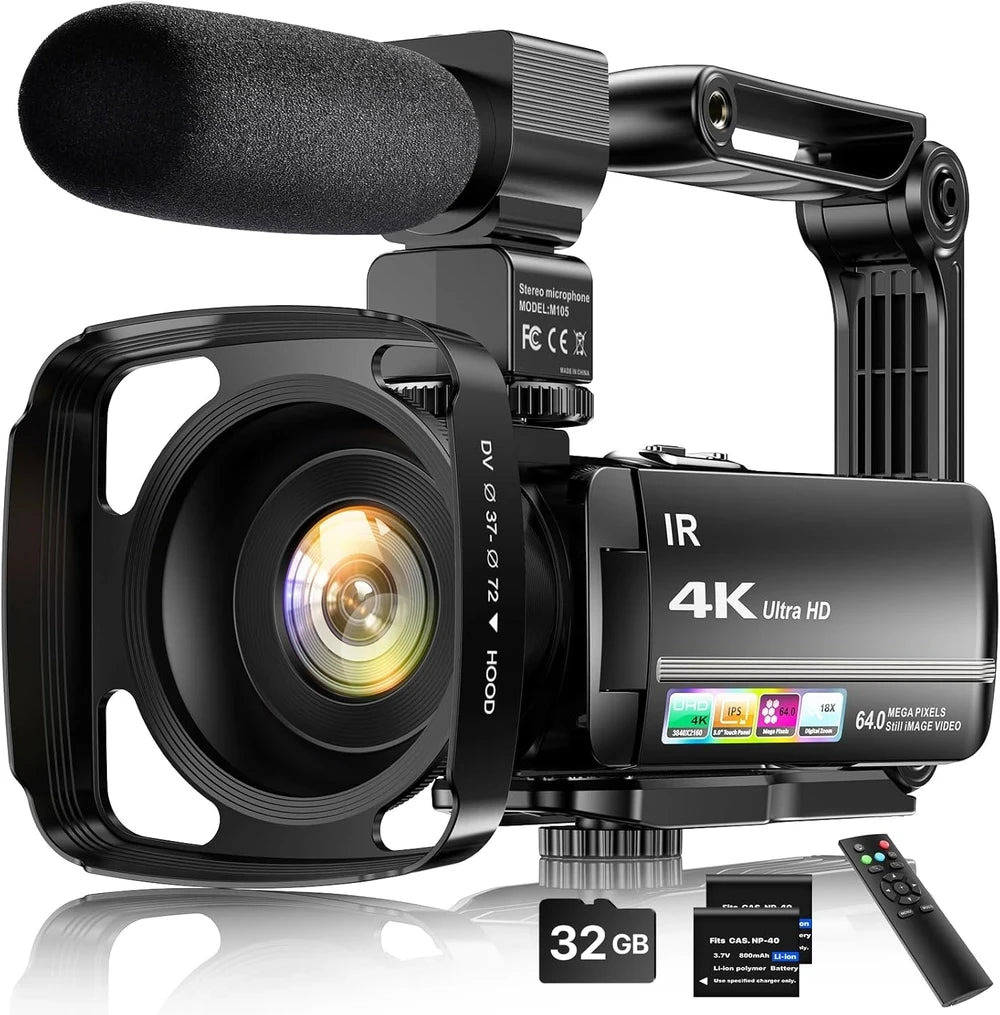 Ultra HD Handheld Video Camcorder