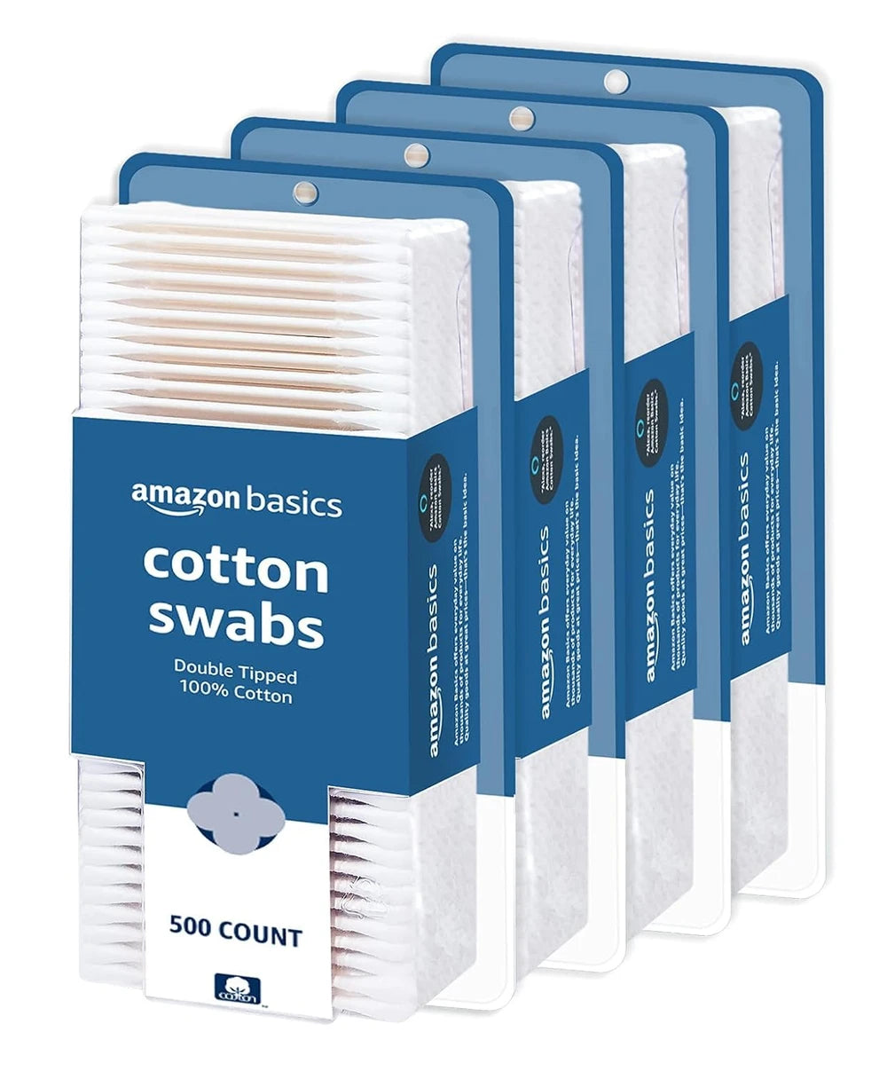 Amazon Basics Double-Tipped Cotton Swabs