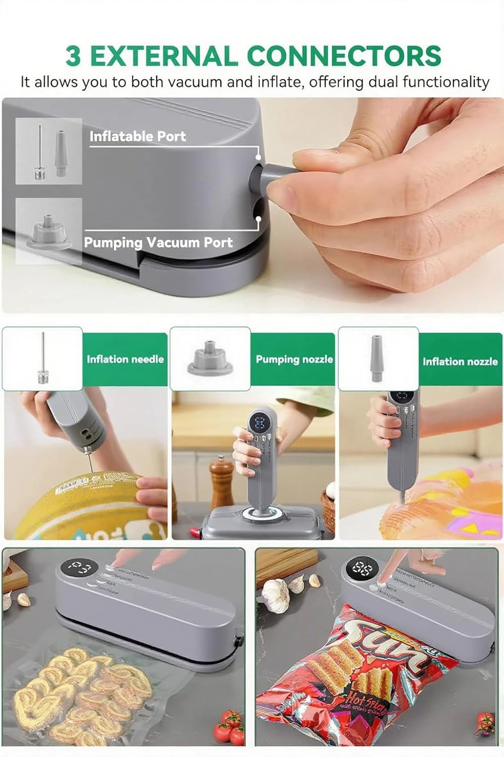 Cordless Handheld Vacuum Sealer