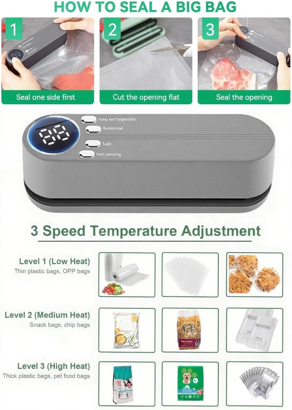 Cordless Handheld Vacuum Sealer