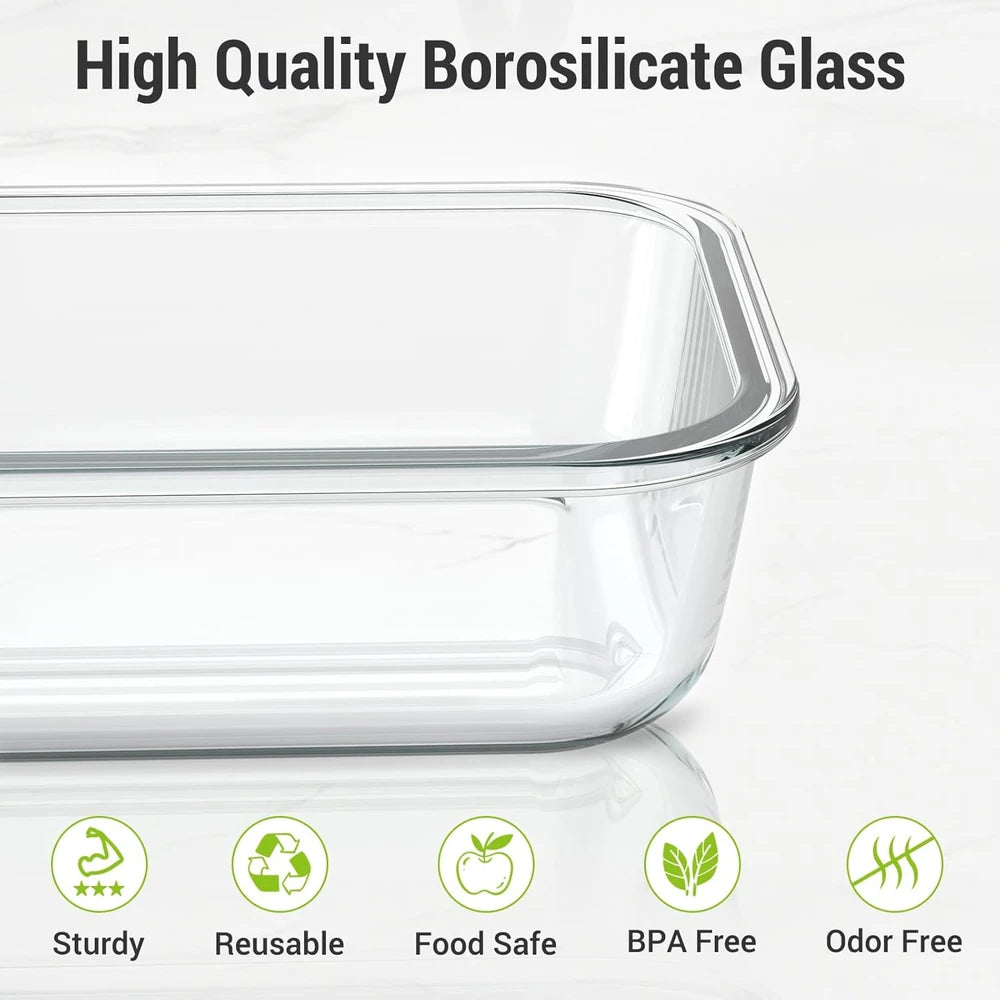 Dealusy Glass Food Storage Containers